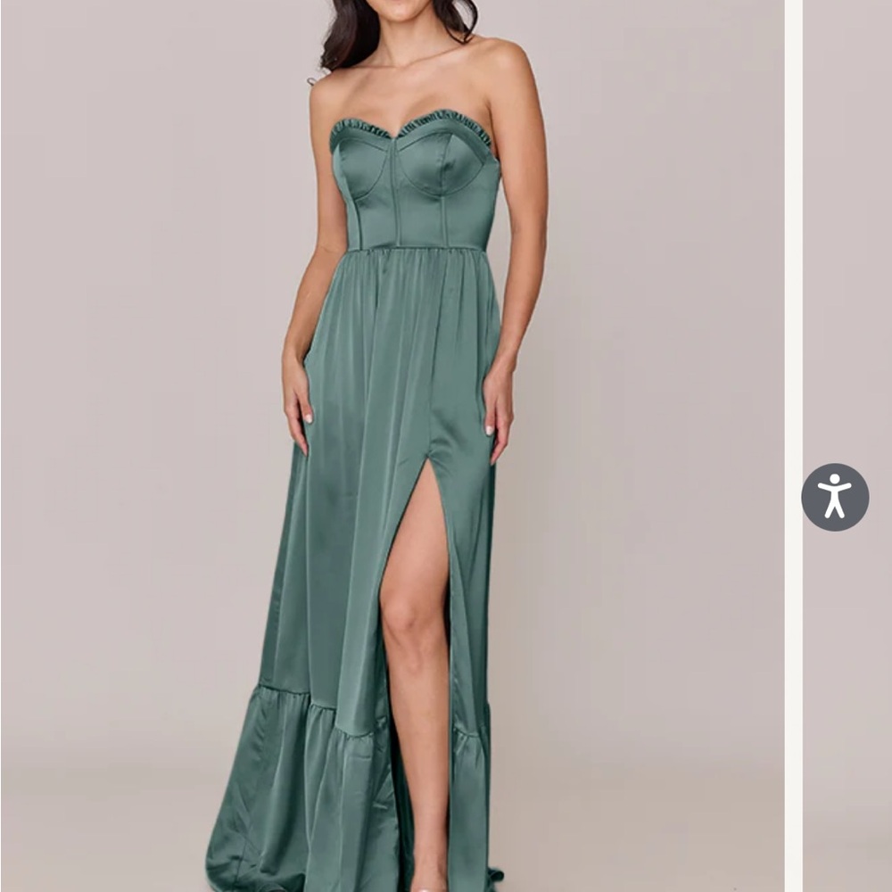 REVELRY Bridesmaid Strapless Dress